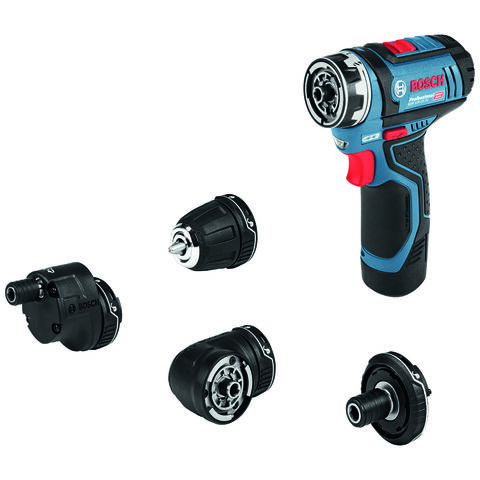 Image of Bosch Bosch GSR 12 V-15 FC Professional 10.8/12 V FlexiClick Drill Driver With 2x2.0Ah Batteries