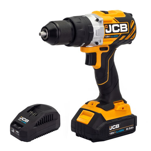 JCB 21-18BLCD-2X-B 18V Brushless Combi Drill 1x2.0Ah Battery and Charger
