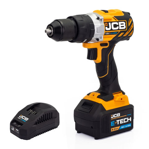 JCB 118BLCD-5X-B 8V Brushless Combi Drill with 5.0Ah Battery and 2.4A charger