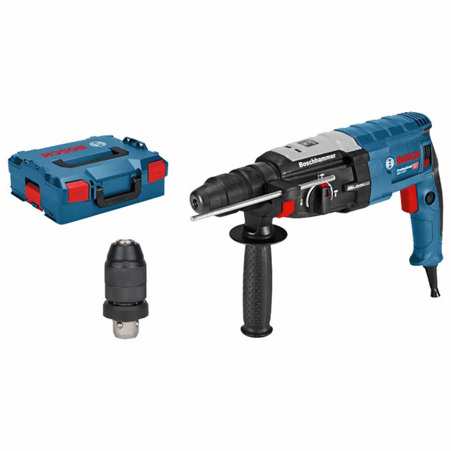 Bosch Gbh 2-28 F Professional Sds-plus 2kg Rotary Hammer Drill With Quick Change Chuck And L Boxx -230v-