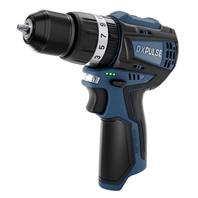 Image of Draper DXPULSE 12v Cordless Brushless Combi Drill No Batteries No Charger No Case