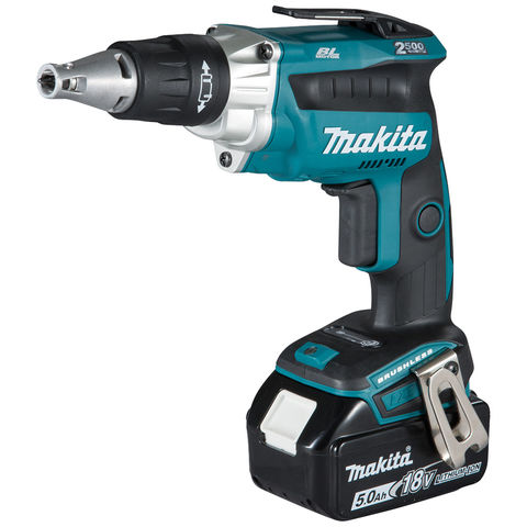 Image of Makita LXT Makita DFS250RTJ 18V LXT BL Brushless Screwdriver with 2 x 5Ah Batteries
