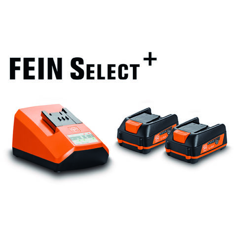 Image of Fein Fein Battery Starter Set 12V 2 x 2.5Ah Batteries and Quick Charger