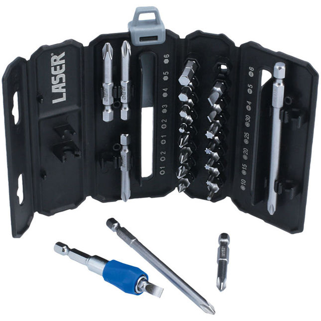 Laser 8424 Portable Power Tool Bit Set 23pc