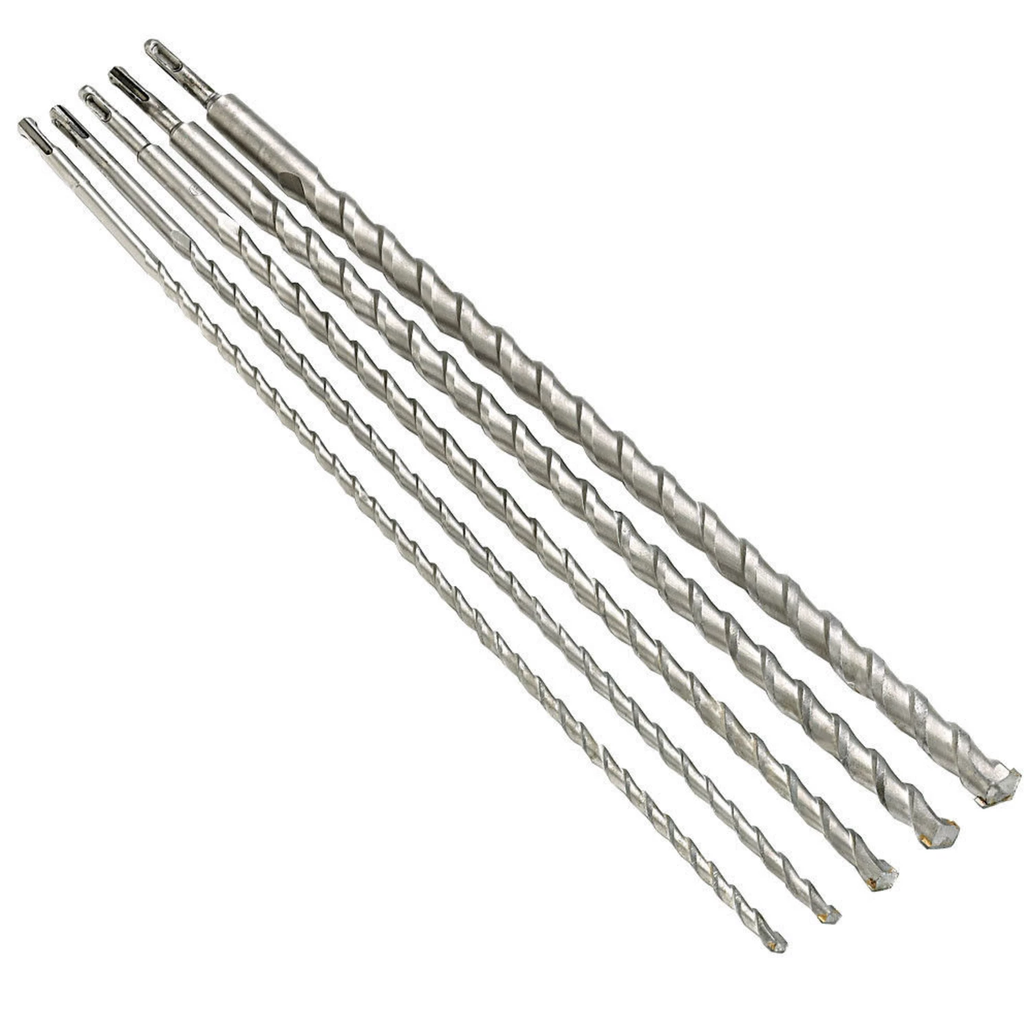 Forge 5-tlg. SDS Plus Bohrer-Set – Für Beton & Mauerwerk, 5–10 Mm, Verschiedene Längen