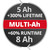 Einhell Power X-Change 18V 5-8Ah Multi-Ah Battery (Image thumbnail 2 of 6)