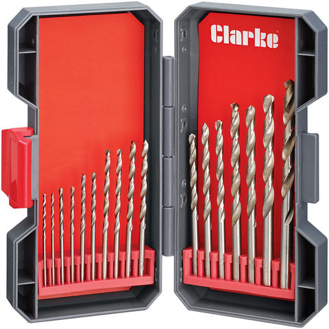 Image of Clarke Clarke CHT762 17 Piece Drill Bit Set (1.5-6mm)