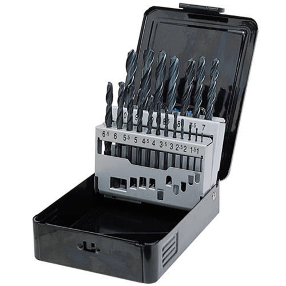 Heller 19 piece Budget HSS Drill Bit Set 1 10mm Machine Mart Machine Mart