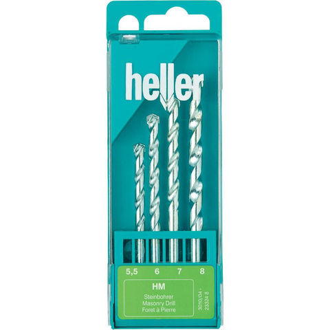 Image of Heller Heller 4 Piece Drill Set for Masonry