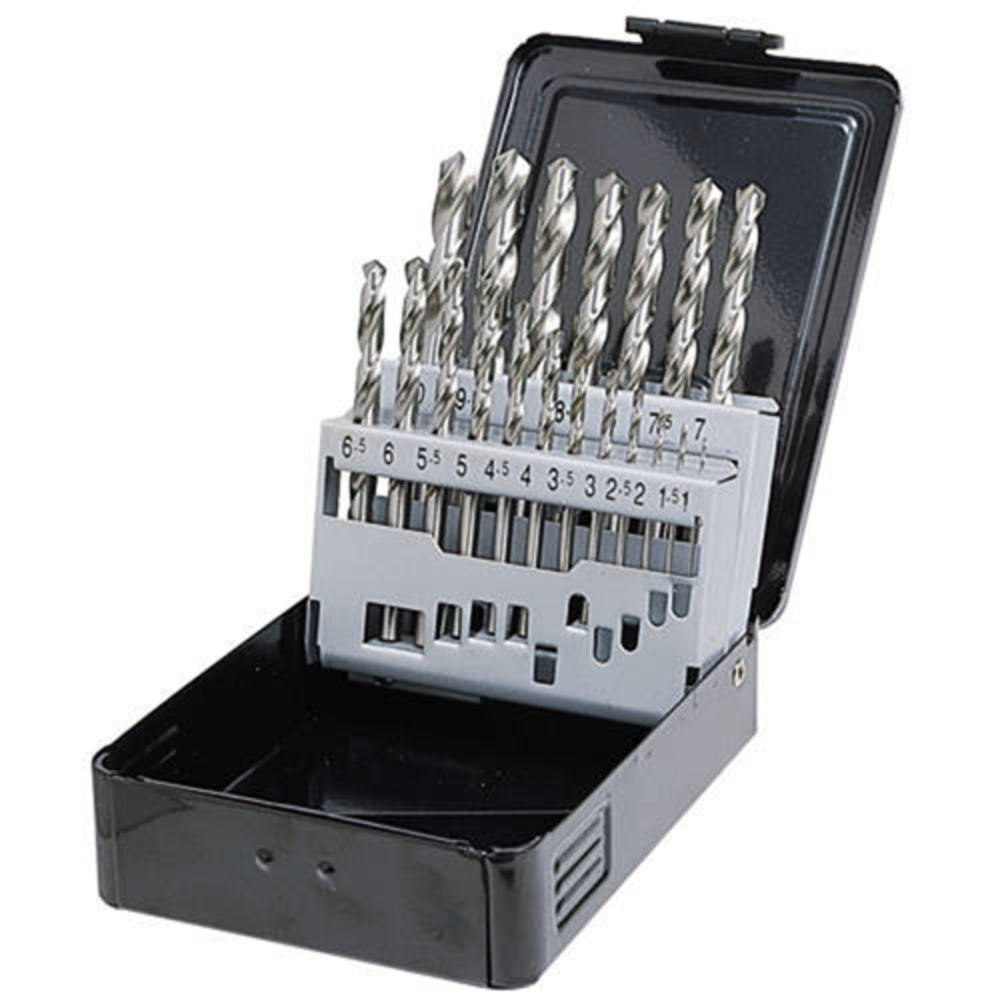 Heller Hss-g Super-pro 19 Piece Drill Bit Set (1-10mm) - Machine Mart 