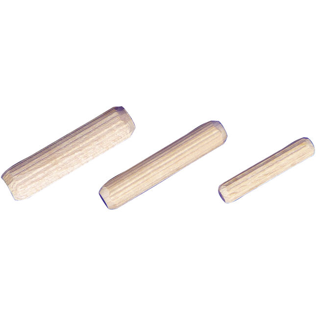 National Abrasives Beech Fluted Dowels Size 20 - 6 X 30mm -pack Of 100-