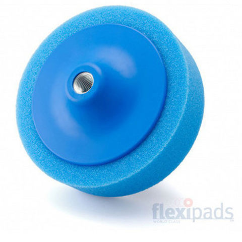 Flexipads 44110 150 x 50mm Blue 5/8 Thread Medium Versatile Foam Pad