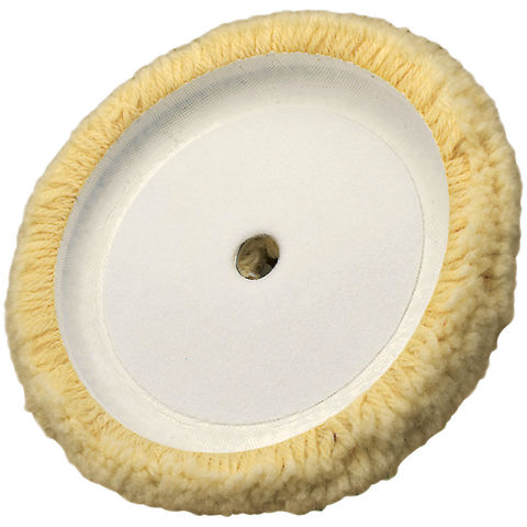 Image of Flexipads Flexipads 40431 200mm (8") Cupped Twisted 100% Merino Wool Cutting Pad