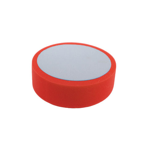 Image of National Abrasives Red Hook & Loop Polishing Pad Foam Stage 3 (Soft) 150mm x 50mm