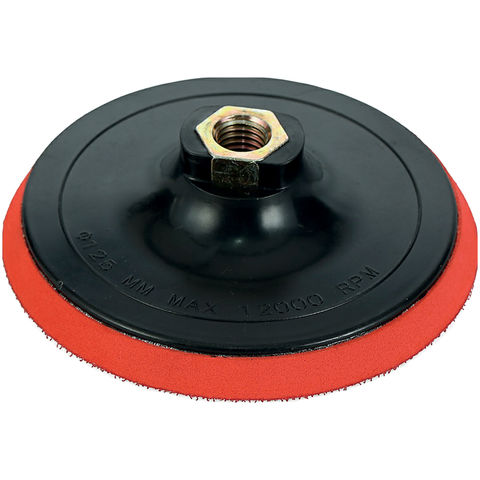 M14 Backing Pad Ø125mm x 25mm Hook & Loop Foam Support for Polishing Pads (25/30mm Thick)