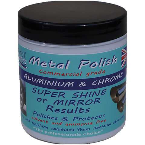 National Abrasives Metal Polish Blue Paste 250ml for Aluminium & Chrome