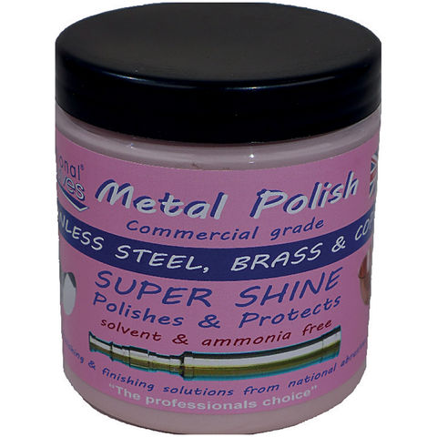 National Abrasives Metal Polish Pink Paste 250ml for Stainless Steel, Copper & Brass