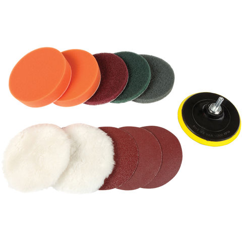 12 Piece 115mm Buffing and Sanding Kit