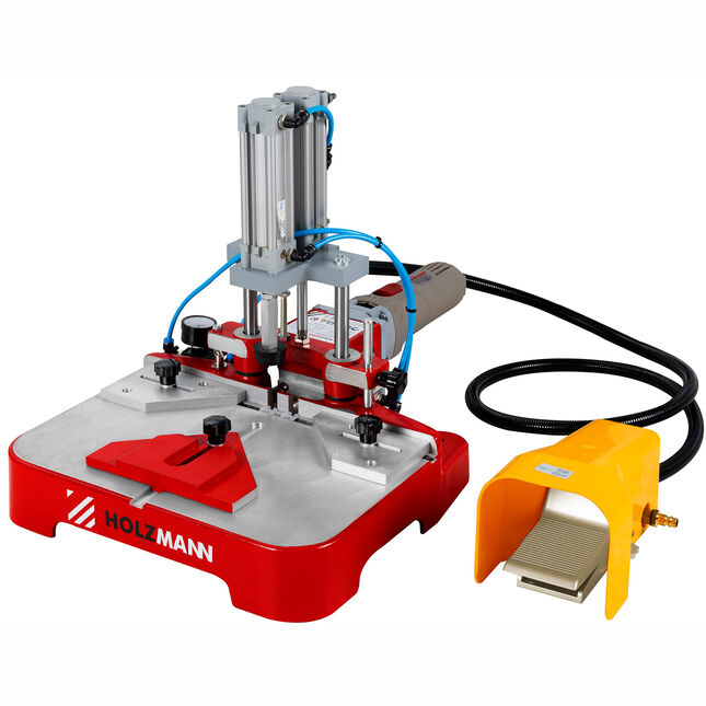 Image of Holzmann KNF2PNEU Pneumatic Twin Cutter Frame Jointer (230V)