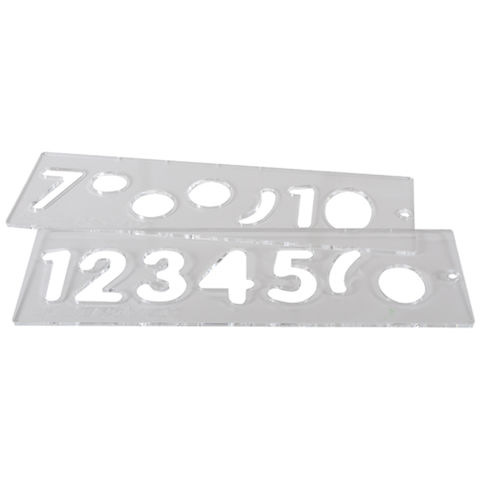 Image of Trend Trend TEMP/NUC/57 57mm Number Templates