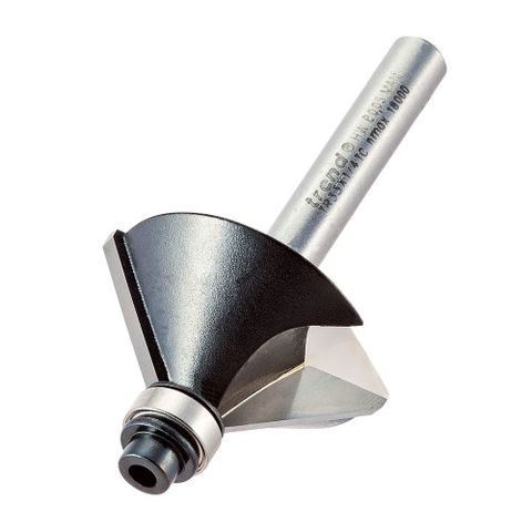 Photo of Trend Trend Tr33x1/4tc Guided 45° Chamfer Bit