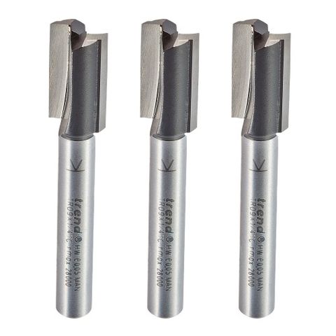 Photo of Trend Trend Tr/pack/1 Router Bit Trade 3 Pack