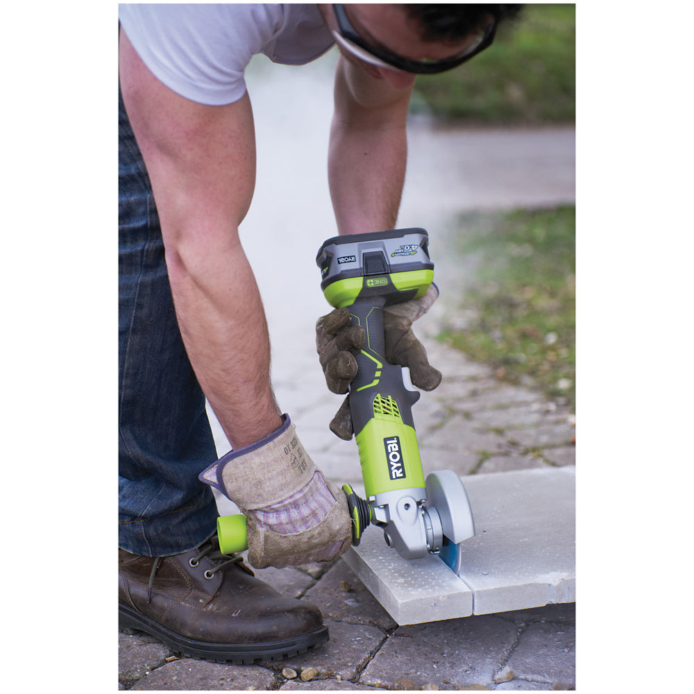 Ryobi One+ R18AG140S 18V Cordless Angle Grinder With 4Ah Battery