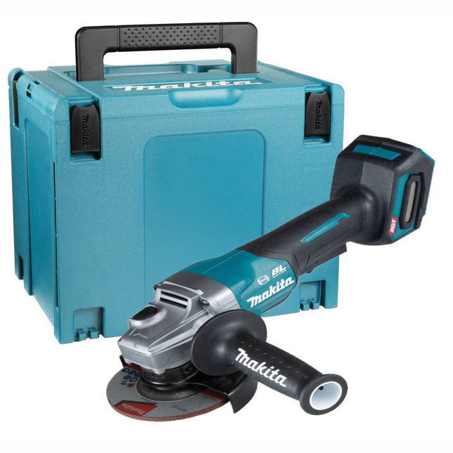 Makita Ga012gz01 40vmax Xgt 115mm Angle Grinder -bare Unit- With Disc & Makpac Case