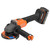 Black+Decker BCG6L8D13 18V POWERCONNECT Cordless Brushless Angle Grinder (with 1x 2.0Ah Battery 1A Charger 3x Cutting Discs and Soft Bag) (Image thumbnail 2 of 8)