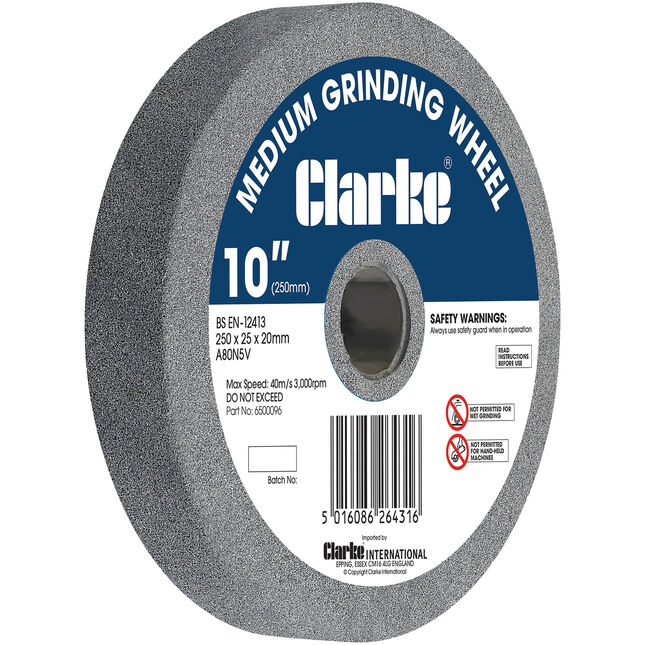 Image of Clarke 10" (250mm) Medium Grinding Wheel for CBG250