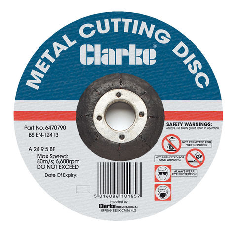 Clarke 115mm DPC Metal Cutting Disc