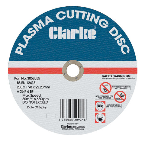 Photo of Clarke Clarke Pd2 Plasma Cutting Disc -9