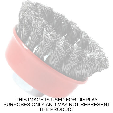 Photo of National Abrasives National Abrasives 75mm Twisted Knot Cup Brush - M14
