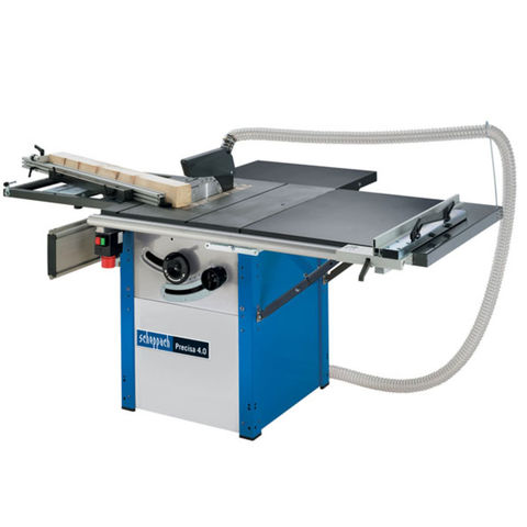 Image of 400Volt 3 Phase Scheppach Precisa 4.0 270mm Precision Tilt Arbor Circular Sawbench With Sliding Carriage & Extension (400V)