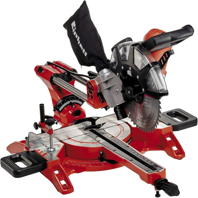Einhell Tc-sm 2534/1 250mm Dual Bevel Sliding Compound Mitre Saw -230v-