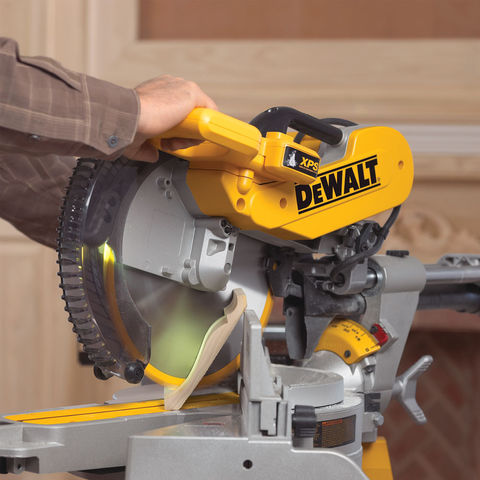 Dewalt DWS780 Compound Slide Mitre Saw (230V) - Machine Mart - Machine Mart