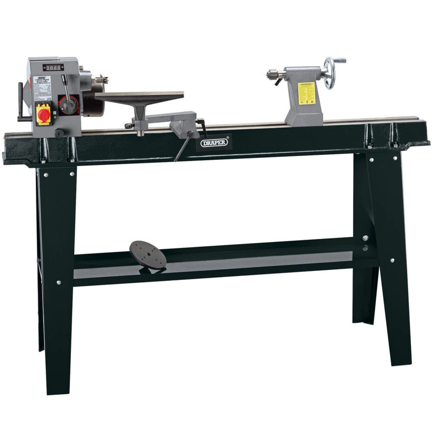 Draper WTL1100 Digital Variable Speed Wood Lathe with Stand (230V