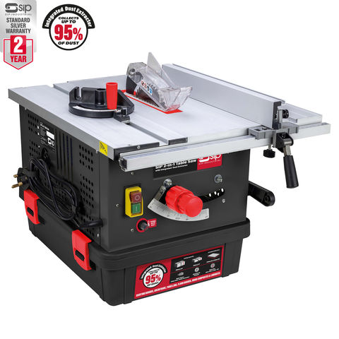 SIP SIP 2-in-1 Table Saw with Integrated Dust Extractor