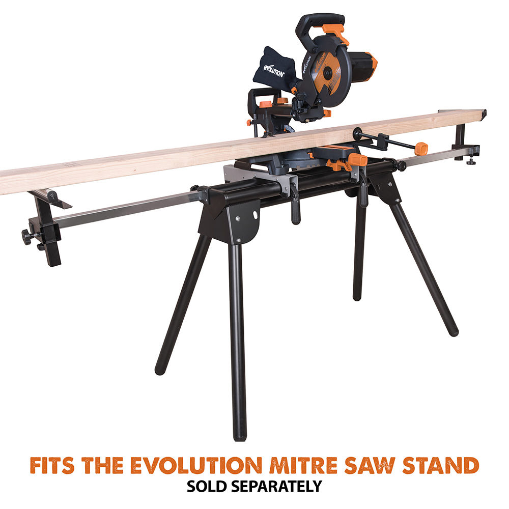 Evolution R210SMS+ 210mm Sliding Compound Mitre Saw (230V) - Machine ...