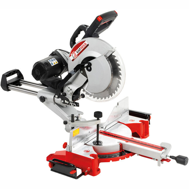 Image of Holzmann KAP305JL 305mm 2000W Double Bevel Sliding Mitre Saw (230V)