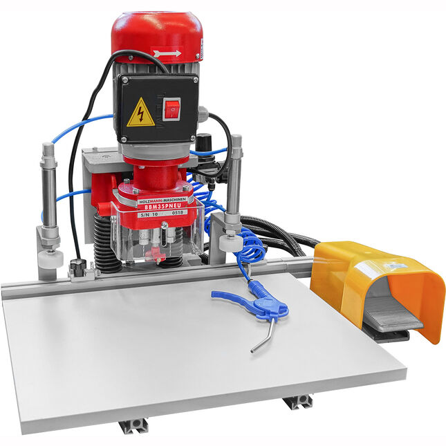Image of Holzmann BBM35PNEU 35mm Hinge Slot Drilling Machine (230V)