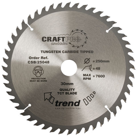 Image of Trend Trend CSB/31548 Craft Saw Blade 315mm X 48 Teeth X 30mm