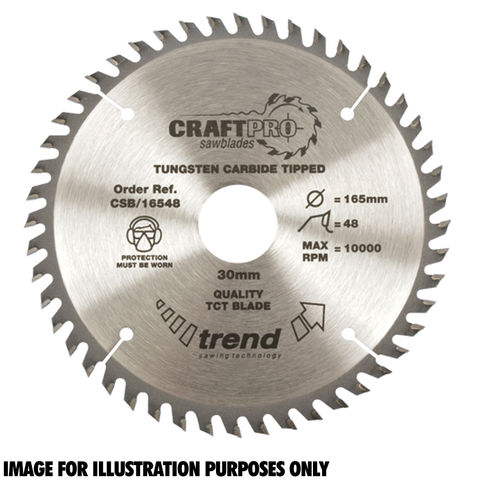 Image of Trend Trend CSB/21548 Craft Saw Blade 215x30mm 48T