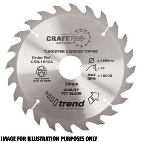 Image of Trend Trend CSB/25030 Craft Saw Blade 250x30mm 30T