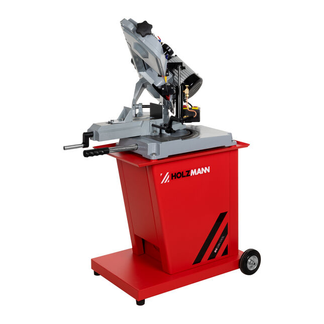 Image of Holzmann BS128COOL_230V 125mm Mobile Metal Cutting Bandsaw (230V)