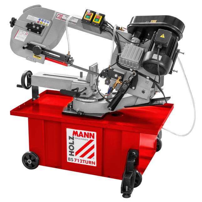 Image of Holzmann BS712TURN 215x205mm 1100W Metal Cutting Bandsaw (230V)