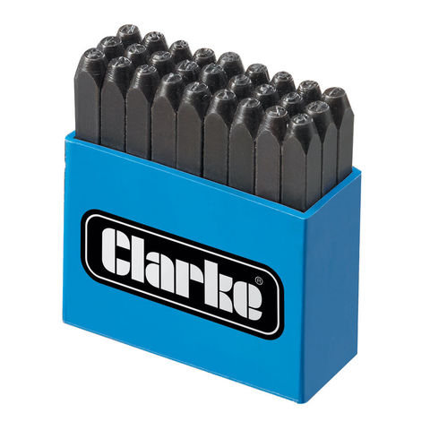 Clarke ET143 2.5mm Letter Punch Set