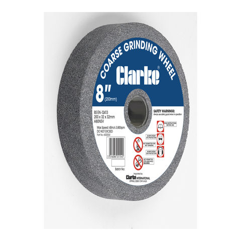 Clarke 200 x 32 x 32mm bore Coarse Grinding Wheel