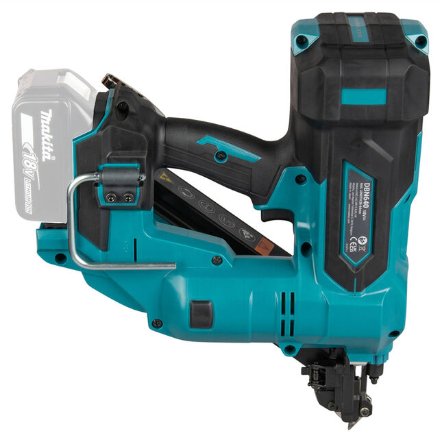 Image of Makita DBN640 18v LXT Cordless Brushless Metal Connector Nailer No Batteries No Charger Case