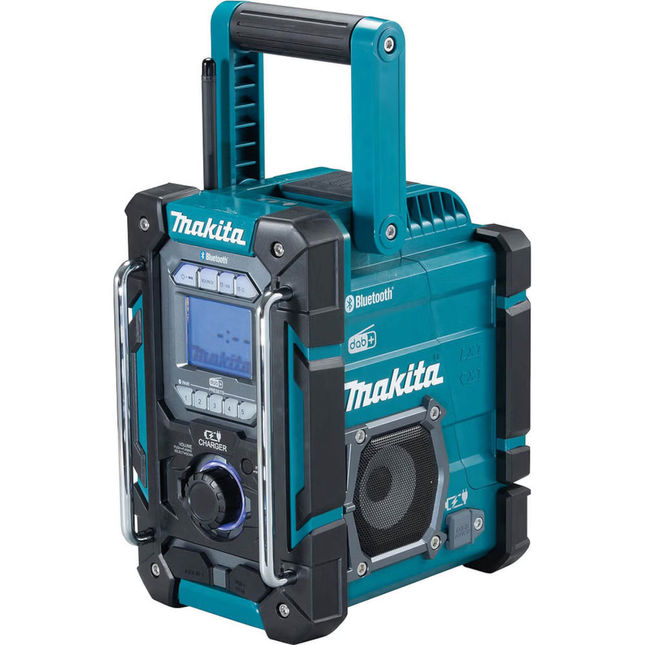 Makita DMR301 18V/12VMAX Heavy Duty Job Site Speaker/Stereo DAB/DAB+, In-built Battery Charger AC Connection LXT/CXT